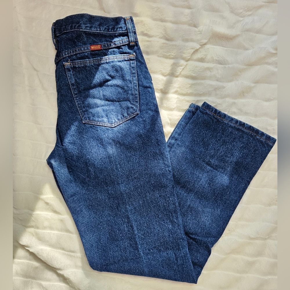 Rustler Regular Fit Straight Leg Jean, Dark Wash, Men's 33×32